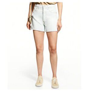 Boyish BEAU Womens Organic Cotton High Rise Denim Shorts Sz 26 in STAGECOACH